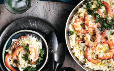 Australian prawn and fennel risotto