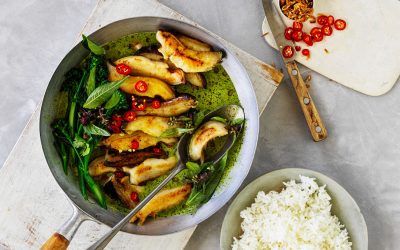 Easy As Australian Abalone in Green Curry