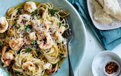 Garlic Queensland Prawn Pasta